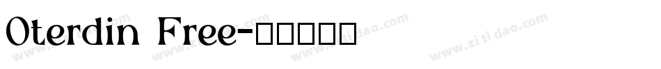 Oterdin Free字体转换